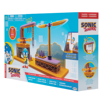 Sonic The Hedgehog Flying Battery Zone Playset with Sonic figure