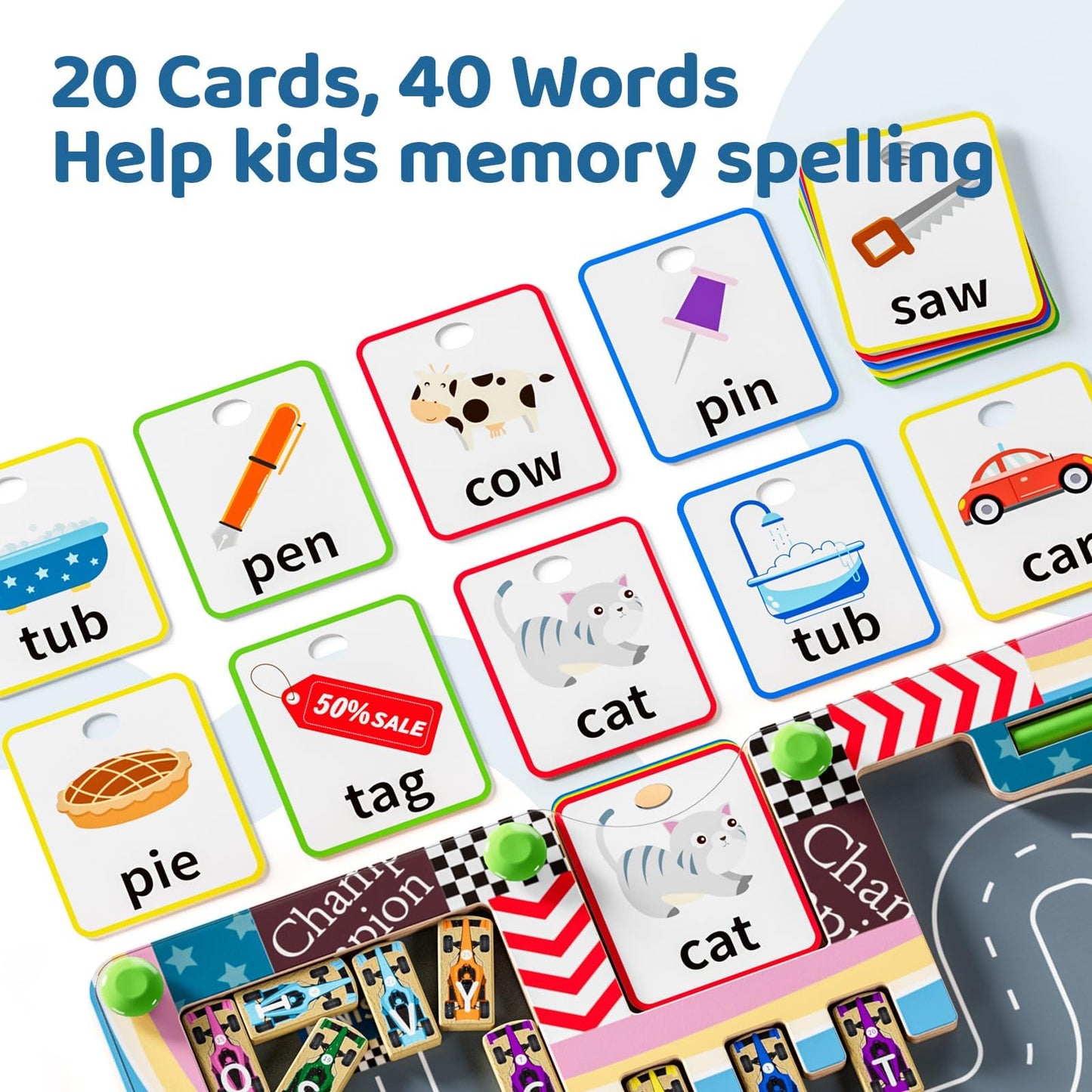Montessori Magnetic Toy, Busy Board with Magnetic Letters & Numbers, ABC Learning Toys for Kids Ages 3-5, Alphabet Puzzle Preschool Toys, Fine Motor Skills Educational Toys for 3 Year Old Boys Girls