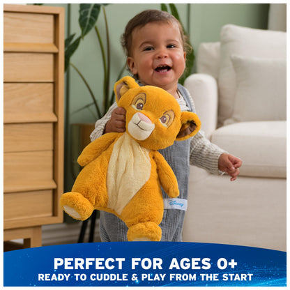 GUND Disney Official Simba Oh So Snuggly Plush, The Lion King, Lion Stuffed Animal for Babies and Infants, Yellow, 12.5”