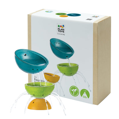 PlanToys® Fountain Bowl Set Montessori Water Play Toys for Toddlers | Sensory Bath & Beach Toy | STEM Toy for 1 Year Old | Eco-Friendly Pouring & Scooping Bowls