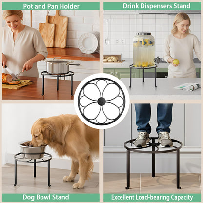 NQW 5 Pack Metal Plant Stand for Heavy Potted Plant for Home Indoor and Outdoor, Multiple Heavy Duty Flower Pot Stand,Multiple Plant Display Rack