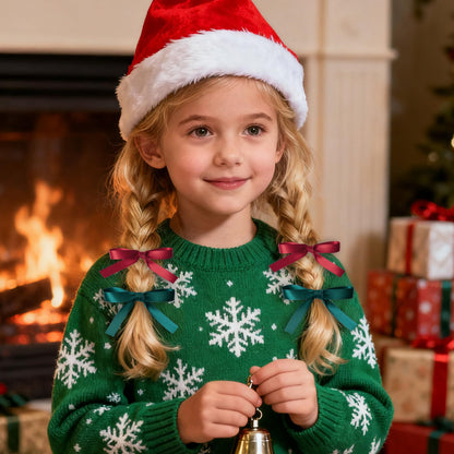 Keypan Christmas Satin Ribbon Set 3/8" x 50 Yards Double-Faced Assorted Ribbons for Gift Wrapping, Tree Ornaments, DIY Crafts, Hair Bows & Holiday Décor