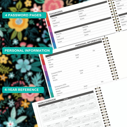 2026-2029 Monthly Planner/Calendar - 3 Year Planner 2026-2029 - July 2026 - June 2029, 9'' x 11'', 3 Year Calendar Planner 26-29, 36 Months, Colorful Tabs, Inner Pocket, Notes Pages, Great for School Work Home Long-Term Planning