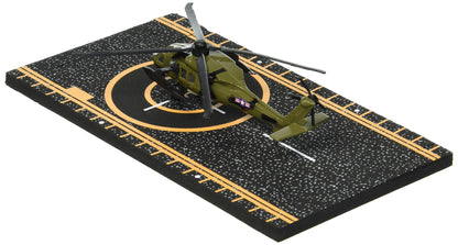 Hot Wings Planes Black Hawk Helicopter with Connectible Runway Die Cast Plane in Aviation Museum Nationwide