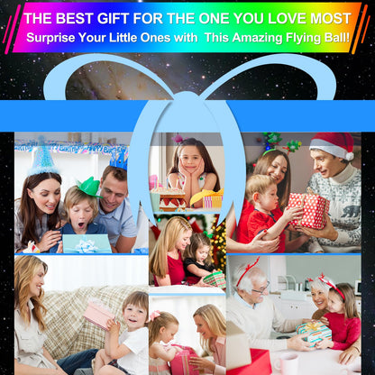 Vantexi Flying Orb Ball Toy,2026 Upgraded Parachute LED,Magic Hand Controlled Mini Gravity Ball,Cosmic Globe Boomerang,Cool Christmas Birthday Gift for 6 7 8 9 10+ Year Old Boys Girls-Bright Blue