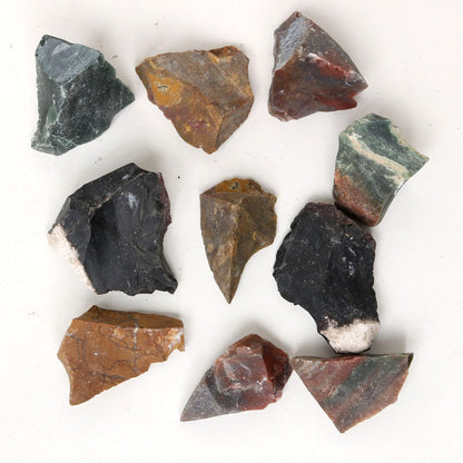 REAL-GEMS Natural Raw Healing Crystals Rough Stones for Tumbling, Cabbing, Polishing, Wire Wrapping, Wicca & Reiki Crystal Healing, Mix Gemstones,7 Chakra (Multi Opal)