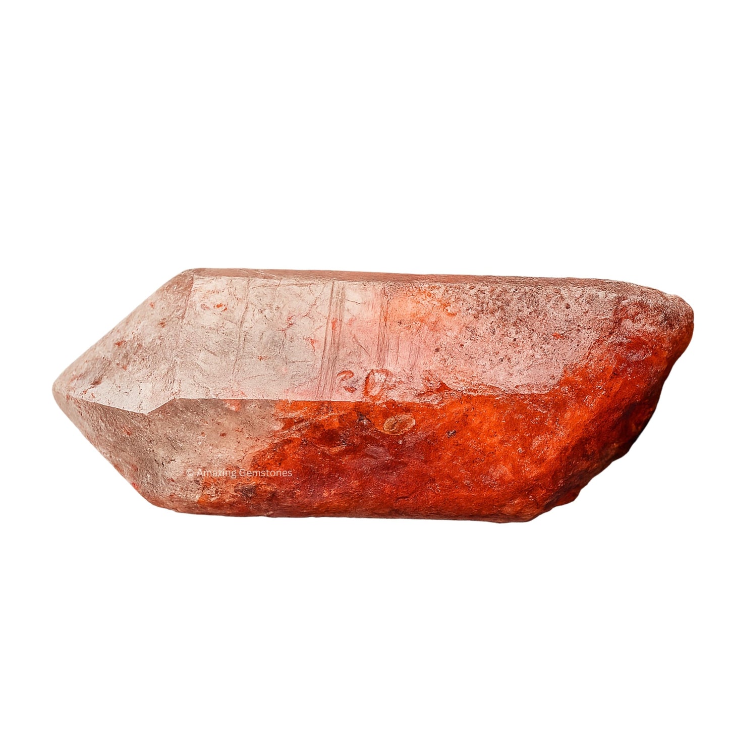 Amazing Gemstone Red Hematoid Quartz Crystals and Healing Stones Mineral Specimen - Premium Semi Precious Gem Stones for Spiritual Growth - Healing Crystals Geode Cluster Point for Meditation