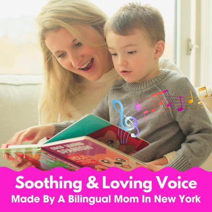 Coco Learns Spanish Vol. 1 - Book for Toddlers 1-3 — Musical Books for Kids, Interactive Baby Sound Book, Educational Song Learning Toys, Bilingual Music Toy for Babies, Libros para ninos en Espanol