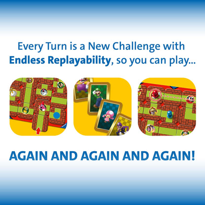 Ravensburger Super Mario Labyrinth Board Game - A Strategic Maze Challenge for Family Nights - Great Birthday Gift - 2-4 Players - Kids Ages 7-10 and Older