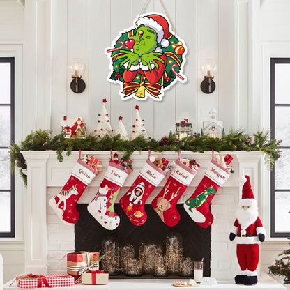 LOCOLY Christmas Decorations Hanging Signs Door Sign for Holiday Decor Ornaments for Christmas Tree