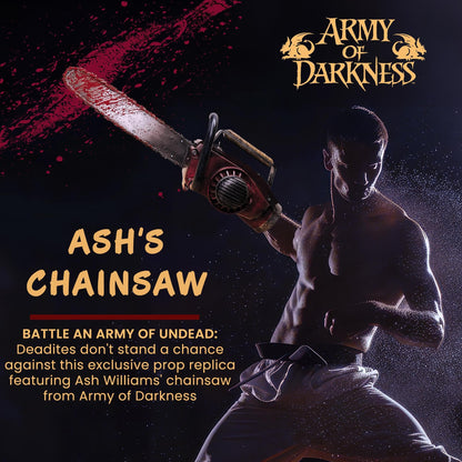 Army of Darkness Ash's Chainsaw 1:1 Scale Electronic Prop Replica | Officially Licensed Collectible