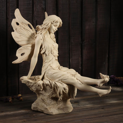 Veronese Design 14 1/4 Inch Twinkle Toe Butterfly Fairy Garden Decoration Resin Sculpture