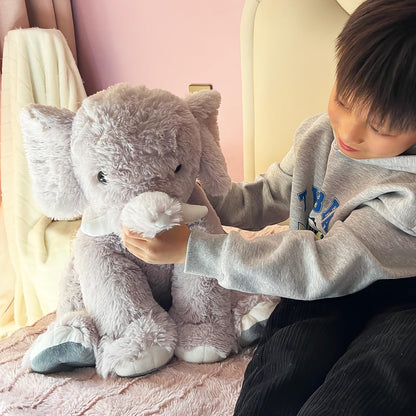 UBABER 19.2 Inch Large Elephant Stuffed Animals,Clever Elephant Plush Toy for Kids, for Girls and Women,Super Soft Room Decoration(Gray).
