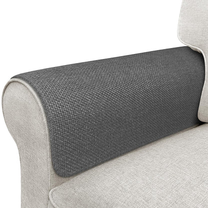 Couch Arm Covers, Waterproof Armrest Cover for Sofa, Armchair, Loveseat, Non-Slip Recliner Arm Cover, Sofa Arm Covers, Headrest Covers, Arm Chair Covers Set of 2 (Dark Gray, 24"×20")