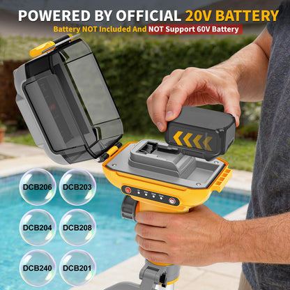 Stick Water Transfer Pump Compatible For Dewalt 20V Battery(NO Battery), Cordless 800GPH Stick Water Transfer Pump With 37-INCH Hose & Detachable Rod For Pool Pond Garden Fountain Boat Livestock Tanks