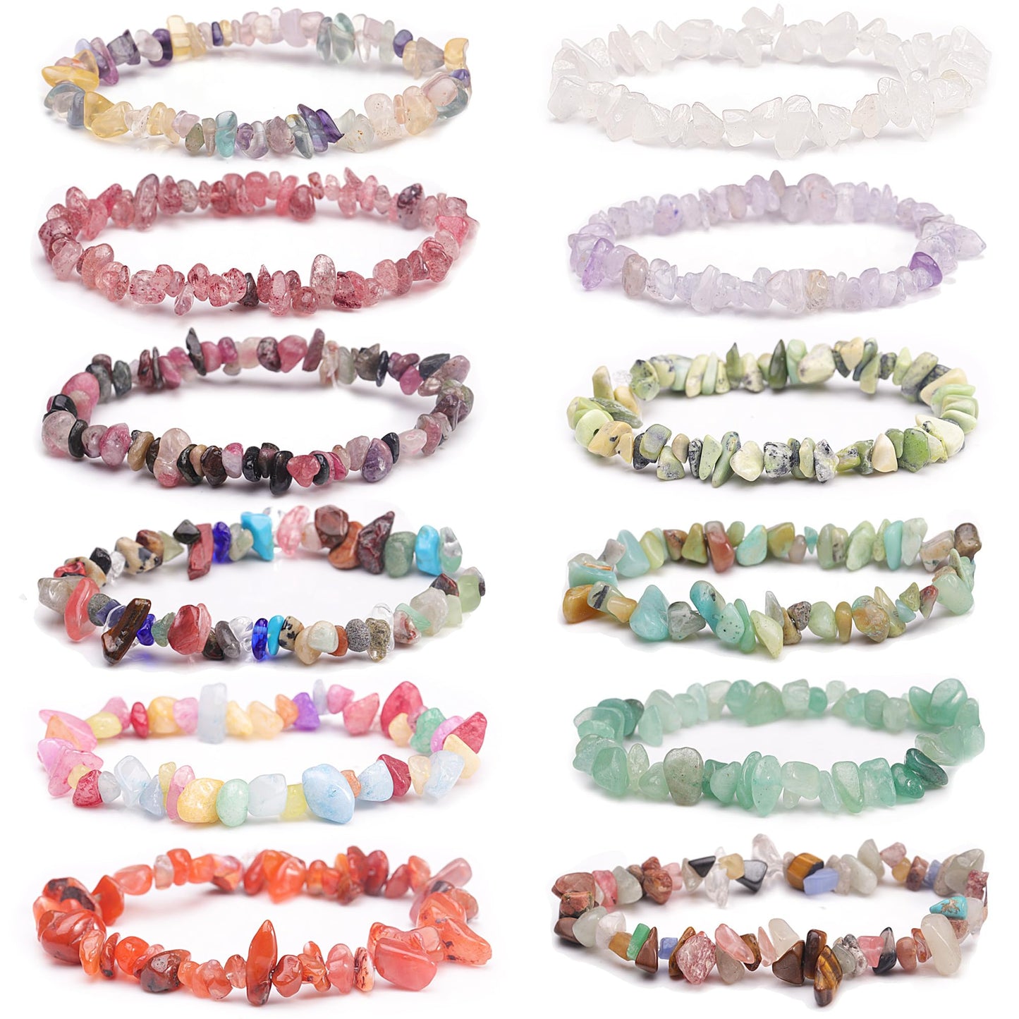 Youngbling Natural Chip Stone Beads 450 Pcs 5-8mm Healing Crystal Irregular Gemstone Drilled Lose Rocks Carnelian Beads Bulk for Bracelet Jewelry Making
