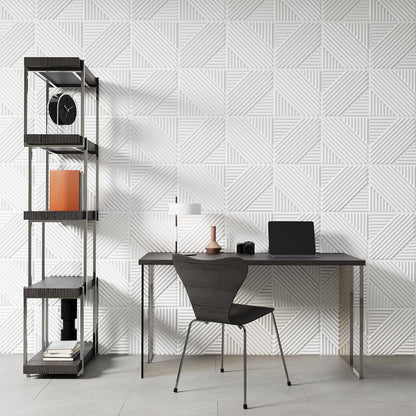 Art3d 33-Pack 3D Wall Panels for Interior Wall Decor, Textured Accent Walls Paneling for Living Room, Bedroom, TV Background, 12"x12" White