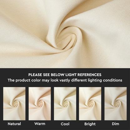 Encasa XO Throw Pillow Covers 18x18 in Set of 2 Natural | No Inserts | Cotton Pillow Covers for Living Room, Bed, Sofa, Couch | Decorative Cushion Covers with Improved Zipper