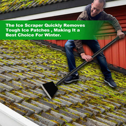 Smarkey Floor Scraper, Garden Scraper Shovel, Cleaning Remove Tool With 88in Long Handle,Sturdy Tile Scraper for Ice, Tiles, Ceiling, Concrete, Tape, Glue - Heavy Duty Sharp Blade (4mm Thickness)