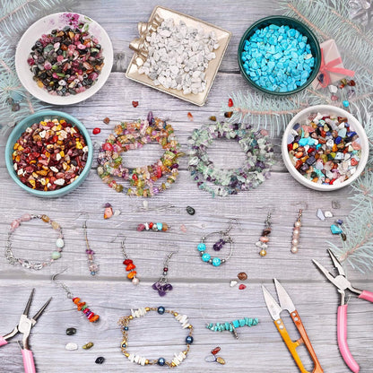 Natural Chip Stone Beads 450pcs Red Jasper Chips 5-8mm Genuine Real Irregular Healing Crystal Rocks Hole Drilled DIY Loose Gemstone Beads for Jewelry Making Bracelet Earrings Necklace Crafting
