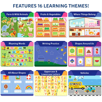 Skillmatics Busy Book for Preschoolers – Preschool Learning Activities, Mess-Free & Pre-Assembled, 150+ Reusable Stickers, Educational Homeschool & Travel Toy, Gift for Toddlers for Ages 3, 4, 5, 6