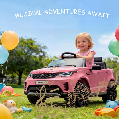 GarveeLife 12V 4.5AH Electric Car for Kids, Children Ride On Toy with Parental Remote Control, Kids' Electric Vehicle with Soft Start Design/3 Speed/Double Seats & LED Lights