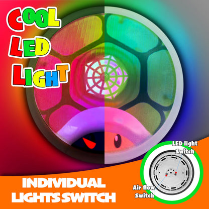 Glückpa 2 Pack Hover Soccer Ball, LED Light Up Air Floating Soccer, Soft Foam Bumpers, Indoor Soccer Toys Games for Boys Age 3-12, Kids Christmas Birthday Gifts