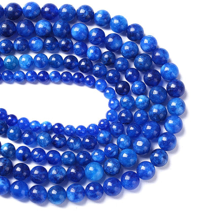 10mm 38pcs Kyanite Jade Stone Round Loose Beads for Jewelry Making DIY Bracelet Necklace