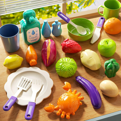 JUKUDAHU Play Sink with Running Water, Play Kitchen Toys Sink for Kids 3 4 5 6 7 Years Old, Electrical Dishwasher, Kitchen Accessories Set, Dishes Games, Gifts for Toddlers 3-5