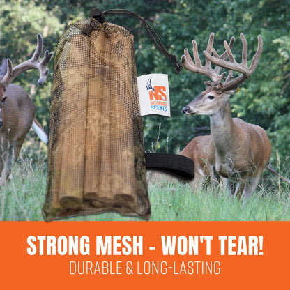 Nationwide Scents Deer Rattle Bag - Weather-Resistant Buck Rattling Antlers for Whitetail Deer Hunting - Portable and Durable Rattle Bag Deer Call