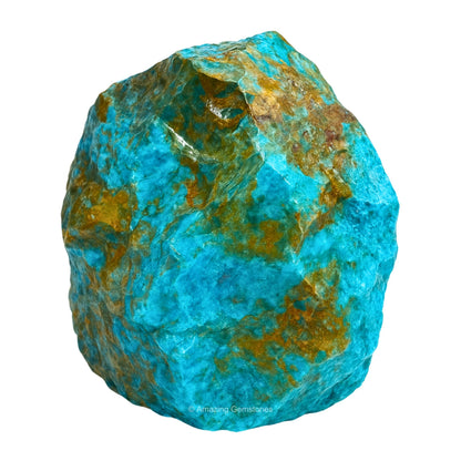 Amazing Gemstone Chrysocolla Raw Crystals and Healing Stones, Natural Rocks For Tumbling - DIY Raw Stones And Crystals (1 Piece)