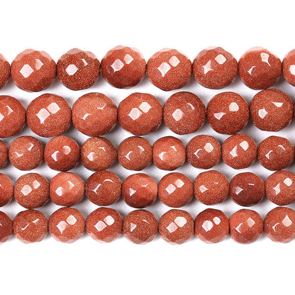 32pcs 12mm Natural Gold Sandstone Beads Faceted Stone Energy Healing Beads for Jewelry MakingDIY Bracelet Necklace Accessories 15" (12mm, Faceted Gold Sandstone)