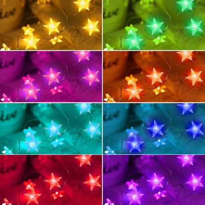 LiuZpatial Smart Star Lights for Bedroom Indoor, 33 FT 80 LED USB Star Ttring Lights, App & Remote Control, Timer Music Sync