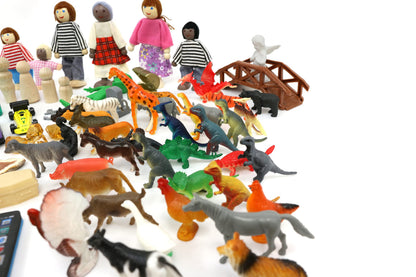 Sandtray Play Therapy Basic Starter Kit - 100+ Pieces