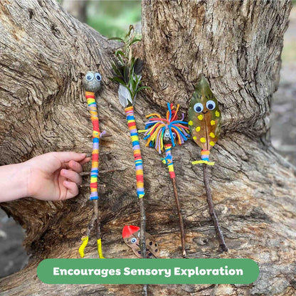 Tiger Tribe Nature Art Set for Kids: Creative Activity Set Turning Natural Treasures into Art; Supplies Included for Art Projects; Ages 3 and Up