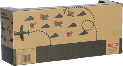 Aurora® Toys Versatile Wheatley™ Plane & Helicopter Toys - Imaginative Play - Unplugged Play - Blue 10 Inches