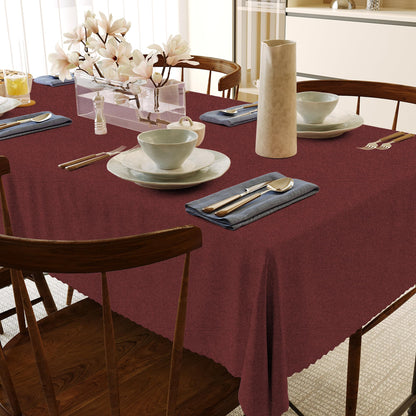 HX&OD Rectangular Tablecloth Cationic Fabric Waterproof Stain Resistant Wrinkle-Resistant for Home/Decoration/Party/Buffet/Wedding/Dining Room/Camping