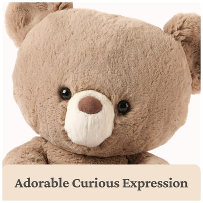GUND Forever Friends: Kai Teddy Bear Plush Toy, As Seen on The View, Premium Stuffed Animal for Ages 0 and Up, Taupe, 12”
