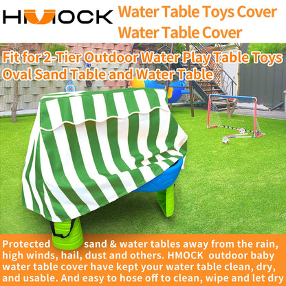 HMOCK Kids Water Table Cover, Outdoor Water Table Toys Cover for Water Table for Toddlers 1-3