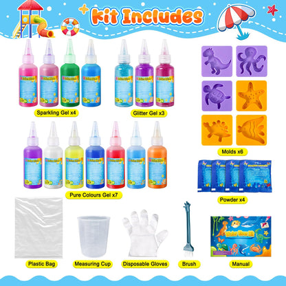 Kacwsoay Magic Water Elf Toy Kit - 14 Colors Toys Crafts Birthday Gifts for Boys and Girls Age 5 6 7 8 9 10 11 12