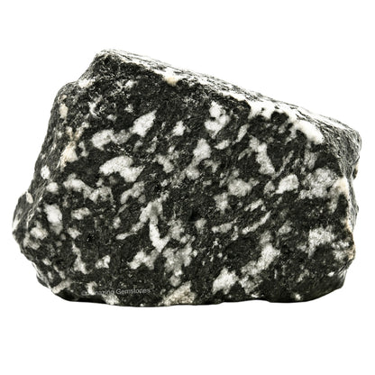 Amazing Gemstone Black & White Tourmaline Raw Crystals and Healing Stones, Natural Rocks for Tumbling - DIY Raw Stones and Crystals, 2 Pieces