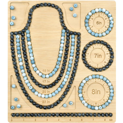 Petoysoso Bead Boards for Jewelry Making, Bamboo Beading Board for Necklace & Bracelet, Jewelry Making Supplies,Beading Supplies
