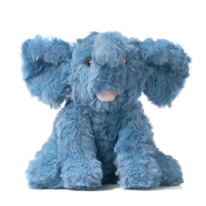 Hopearl Adorable Plush Calf Elephant Toy Floppy Elephish Ultra Soft Stuffed Animal for Boys Girls Kids Toddlers, Blue, 9''
