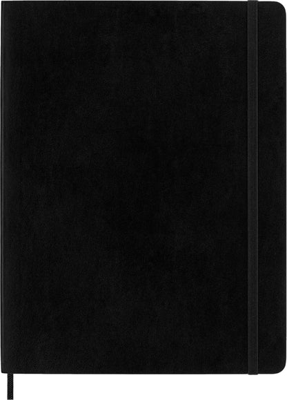 Moleskine Classic Notebook, Extra Large, Ruled, Black, Soft Cover (7.5 x 10)