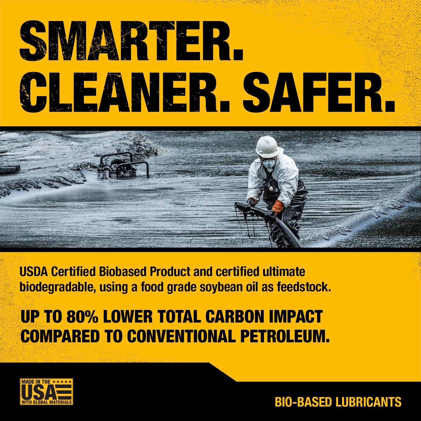 DEWALT – Biodegradable Bar & Chain Oil – Green, Eco-Friendly, Non-Toxic Professional Bar & Chainsaw Lubricant – Ultraclean All-Season Oil for Gas, Electric Saw, and Pole Saw, 1 Gallon