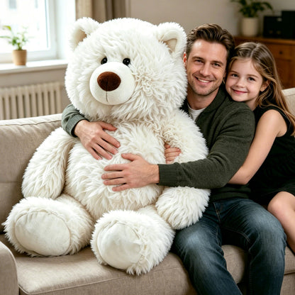 GADXV Giant Stuffed Animals Plush 47 inch, Huge Stuffed Bear Plushies, Large Plush Ploar Bear Animal Gift for Kids Boys, Birthday,Valentine,Christmas