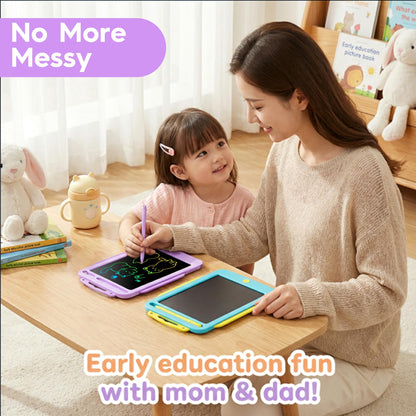 2Pack LCD Writing Tablet for Kids with Stander, 8.5 Inch Colorful Drawing Board Tablet, Educational Toddlers Toys, Kids Travel Games, Learning Toys Birthday Gifts for 3-8 Year Old Boys Girls