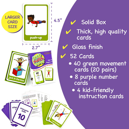 Covelico Kids Exercise Cards & Hopscotch Rings – 12 Rings + 3 Beanbags & 52 Activity Cards, Recess Toys, PE Equipment, Obstacle Course for Kids 3–5, Indoor & Outdoor
