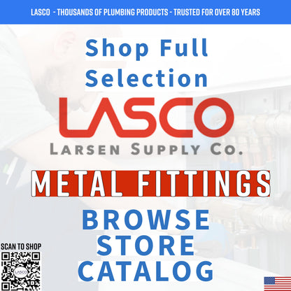 LASCO 17-8385 3/4 Female Garden Hose Thread by 1/4-Inch Compression Needle Valve Brass Adapter, Copper