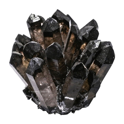 Amazing Gemstone Large Smoky Quartz Crystal Cluster Points for Meditation, Home Decor and Gift - Natural Quartz Crystals and Healing Stones for Enhance Energy with Large Crystals Points